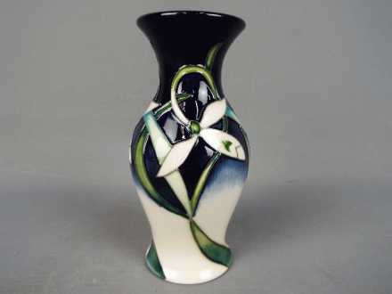 Moorcroft - a Moorcroft vase decorated i