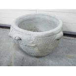 Garden stoneware - A large reconstituted