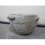 Garden Stoneware - A large reconstituted