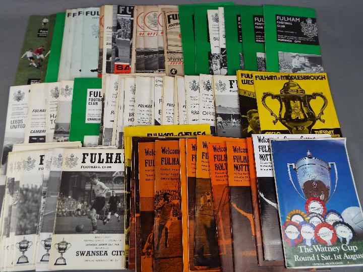 Fulham Football Programmes.