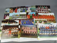 Football - a collection in excess of one hundred football team pictures from the 1970s,