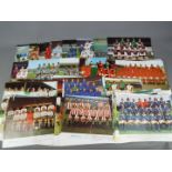 Football - a collection in excess of one hundred football team pictures from the 1970s,