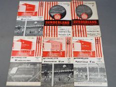 Sunderland FC Football Programmes.