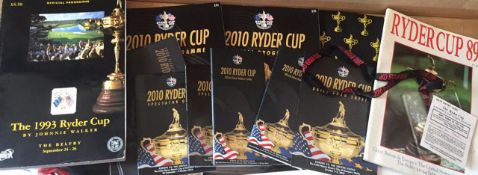 Golf Ryder Cup Items.