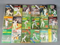Playfair Cricket Annuals - 18 annuals comprising 1971, 1973 to 1979, 1990 to 1999,
