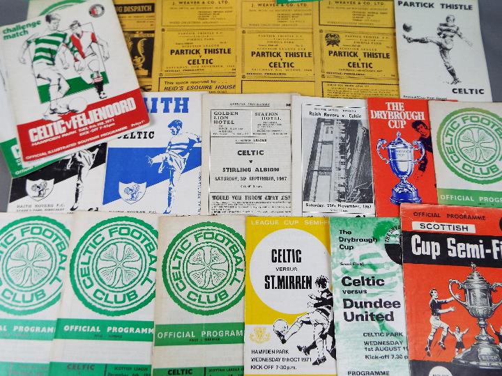Glasgow Celtic Football Programmes. 1960s / 1970s home and away issues. - Image 2 of 3