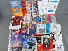 Irish Football Programmes. Matches played in Europe home and away.