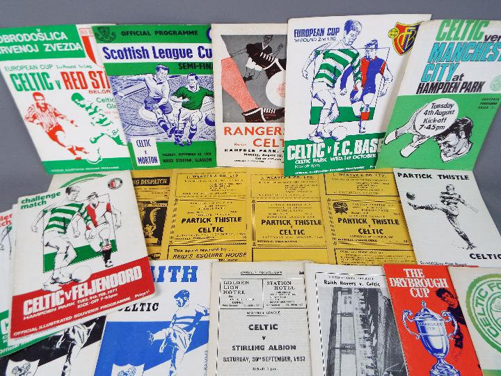 Glasgow Celtic Football Programmes. 1960s / 1970s home and away issues. - Image 3 of 3