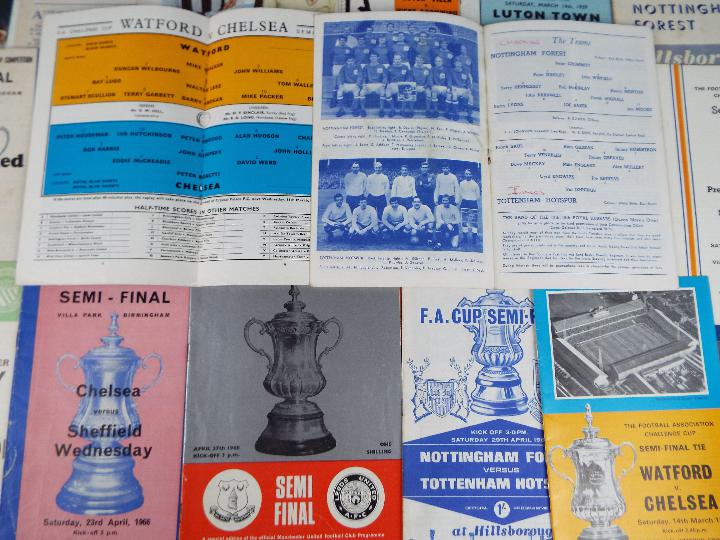 FA Cup Semi Final Football Programmes. Twenty one FA Cup Semi Finals 1957 to 1970. - Image 2 of 2