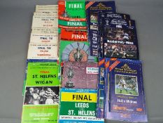 Rugby League Challenge Cup Competition - Final Tie match programmes,
