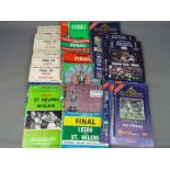 Rugby League Challenge Cup Competition - Final Tie match programmes,