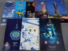 European Final Football Programmes.