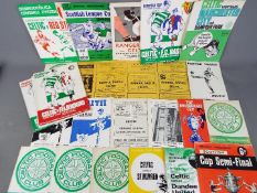 Glasgow Celtic Football Programmes. 1960s / 1970s home and away issues.