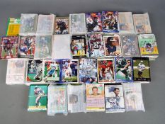 American NFL collectable trade cards - a collection in excess of 1600 American football cards,