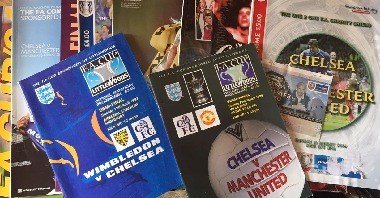 Chelsea Big Match Football Programmes &amp; Tickets.