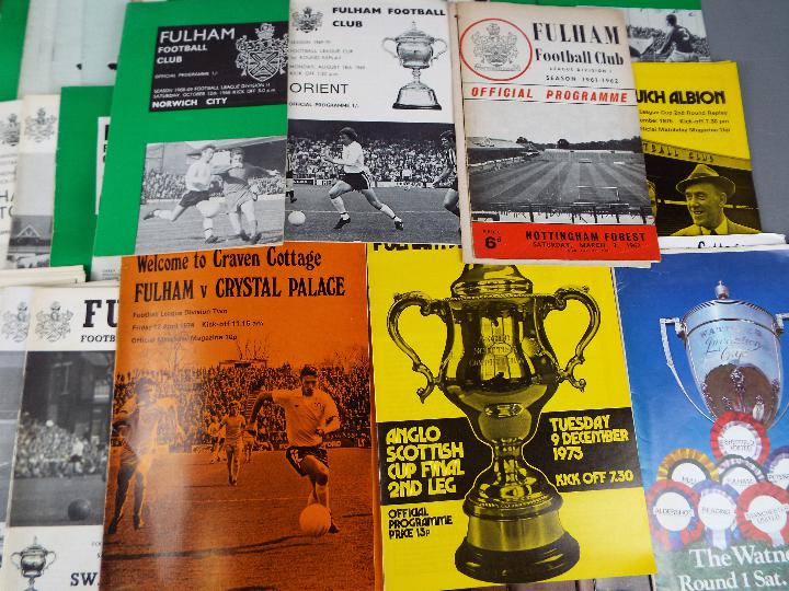 Fulham Football Programmes. - Image 2 of 2