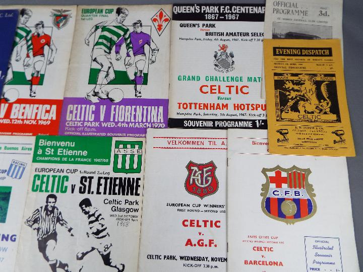 Glasgow Celtic Football Programmes. - Image 3 of 3