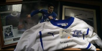 Signed Everton Football Items.