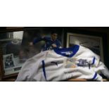 Signed Everton Football Items.