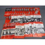 St Helens Rugby League Club - a collection of 68 home matchday programmes from the seasons 1972/73,