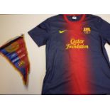 Signed Barcelona Football Shirt.