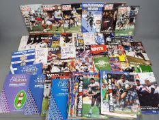 Widnes Rugby League Club - a collection of approximately 70 home and away matchday programmes 1989,