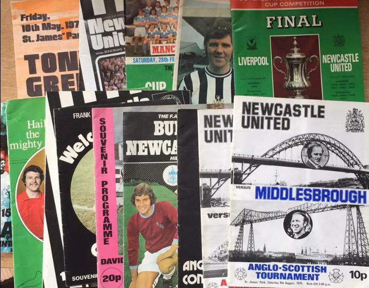 Newcastle United Football Programmes.