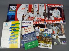 England Football Programmes.