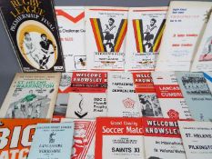Rugby League Clubs - a collection of 27 miscellaneous matchday programmes, ca 1967 and later,