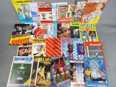 Football League Cup - a collection in excess of 25 semi-final matchday programmes,