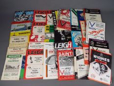 Rugby League - a varied selection of match programmes dating from the 1960s to the early 1980s to