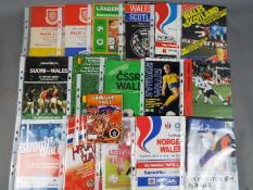 Wales Football Programmes.