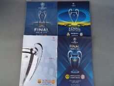 Champions League Final Football Programmes.