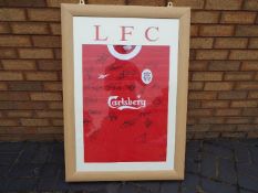 Signed Liverpool FC Football Shirt.