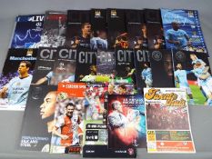 Manchester City Football Programmes.