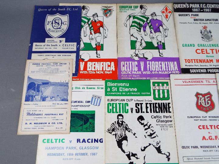 Glasgow Celtic Football Programmes. - Image 2 of 3