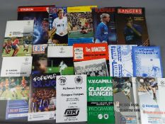 Glasgow Rangers Football Programmes. Home and away in European competition mainly modern day.
