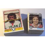 Football Trade Cards. Large selection of Monty Gum cards 1970s.