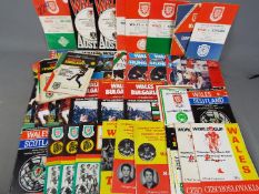 Wales International Football Programmes.