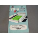 League Cup Football Programme.