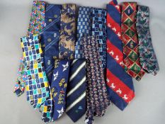 England Cricket - a collection of twelve official England ties,