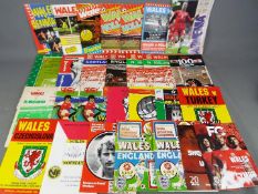 Wales Football Programmes.