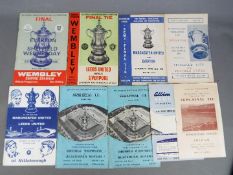 FA Cup Football Programmes.