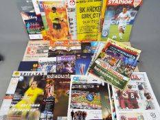 European Football Programmes.