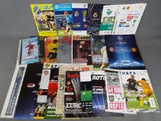 European Football Programmes.