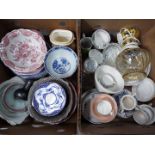 Lot to include ceramics comprising Adams Calyx Ware and Baltic, blue and white, Prinknash,