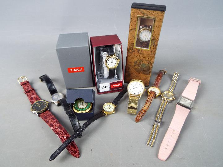 A collection of various wristwatches and similar.