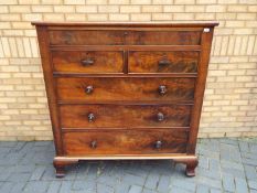 A large chest of drawers measuring approximately 141 cm x 133 cm x 51 cm.