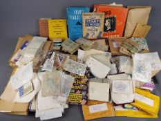 Philately - A large quantity of stamps, stamp catalogues,