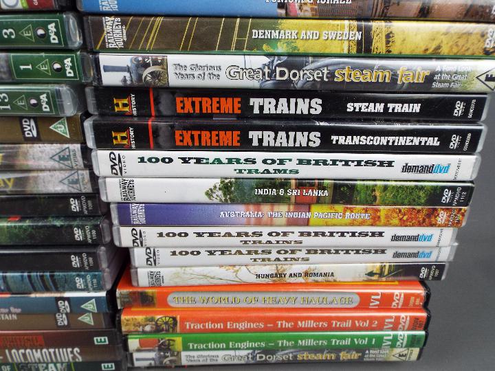 A box of DVD's, predominantly rail and steam related. - Image 3 of 4